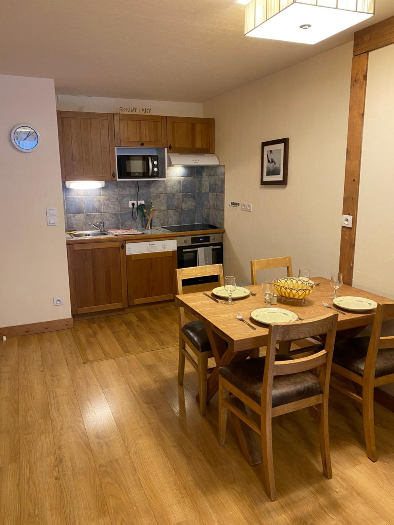 Appartement T2+Coin Nuit 6 Pers Residence De Cami Real Au Centre Du Village De Saint Lary Soulan Avec Piscine Interieure+ Sauna Et Hammam Экстерьер фото
